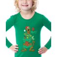 thumbnail image 3 of Scooby-Doo Toddler Christmas Be Merry Santa Tight Fit Sleep Pajama Set, 3 of 6