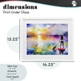 thumbnail image 4 of Stupell Industries Tropical Sunset Paddle Drift White Framed Print Under Glass, 16 x 13, by Shelly Craig, 4 of 8