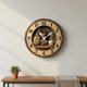 thumbnail image 2 of Reloj De Pared Redondo De Madera, Silencioso, Sin Tictac, Funciona Con Pilas, Fácil De Leer, Decoración Para El Hogar, Ideal Para Sala De Estar, Cocina O Dormitorio. 25 Cm. Cq2115a 25CM Cq2115a, 2 of 8