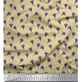 thumbnail image 1 of Soimoi Beige Cotton Duck Fabric Freesia Floral Decor Fabric Printed Yard 56 Inch Wide, 1 of 5
