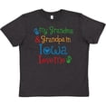 thumbnail image 3 of Inktastic Iowa Grandma Grandpa Loves Me Youth T-Shirt, 3 of 5