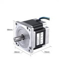 thumbnail image 4 of Nema 34 Stepper Motor 4.5N. M 4.2A 2 Phase 4-lead Stepper Motor For CNC Engraving Milling Machine High Torque, 4 of 6