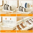 thumbnail image 7 of HuiXinOu Telescopic Kitchen Pot Rack, Adjustable Design, Built-in Cabinet and Under Sink Storage, Perfect for Organizing Pots, Pans and Kitchen Cookware, 7 of 7