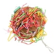 thumbnail image 3 of Shredder Toy, Hook Installation Bite Resistant Colorful Coconut Shell Bird Shredding Toy Safe  for Cockatiels, 3 of 7