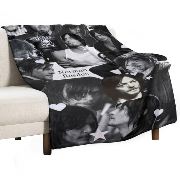 Walking Dead Throw Blanket Cozy Warm Flannel Blanket for Living Room Bedroom Bed Sofa Camping Travel, All Seasons Fleece Blankets Gifts for Kids Girls Boys Adults 30"x40"