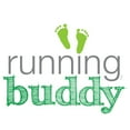 thumbnail image 3 of CafePress - Running Buddy Green Maternity T Shirt - Cotton Maternity T-shirt, Cute & Funny Pregnancy Tee, 3 of 4