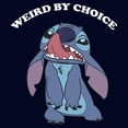 thumbnail image 2 of Mens Lilo & Stitch Weird By Choice T Shirt, 2 of 5