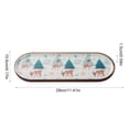thumbnail image 3 of Christmas Wooden Serving Tray, Holiday Dessert Platter with Deer Tree Snowflake Prints, Farmhouse Tabletop Decor for Cookies Candy Display, 7.28-11.41in, 3 of 6
