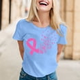 thumbnail image 2 of GDREDA Womens Printed Short Sleeve O Neck T Shirt Top Blouse Tech Stretch, 2 of 5