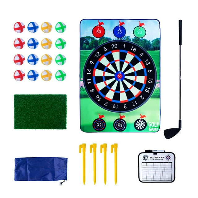 Juego de golf para niños Juego de juguetes para exteriores y golf de golf Juguete de ejercicio deportivo para jardín 3 4 5 Regalo de cumpleaños de 6 Objetivo