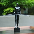 thumbnail image 7 of Adam & Friends Home Decor Tight-Rope Walker Black Base Sculpture | 1-Piece | Black, 7 of 7