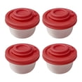 thumbnail image 1 of 2DXuixsh 4 Pcs Pot à Épices Cuisine Poivrière Résistante à l'Humidité Petit Mini Poivrière Camping Pique-Nique Extérieur Pot de Rangement de Cuisine C, 1 of 3