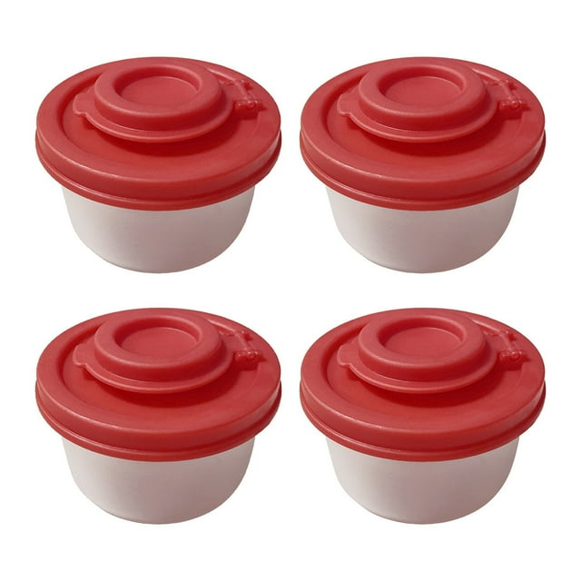 2DXuixsh 4 Pcs Pot à Épices Cuisine Poivrière Résistante à l'Humidité Petit Mini Poivrière Camping Pique-Nique Extérieur Pot de Rangement de Cuisine C
