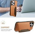 thumbnail image 2 of Mantto Case Compatible with iPhone 12 / 12 Pro Wallet Case, Premium Leather 2 in 1 Detachable Wallet Card Holder Kickstand Magnetic Wireless Charging Protective Cover For iPhone 12 / 12 Pro, Khaki, 2 of 16