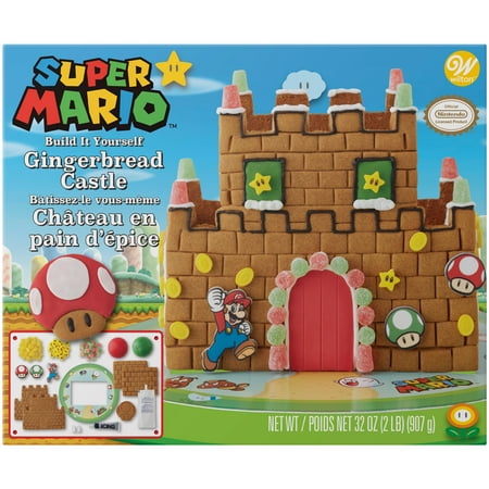 Wilton Build It Yourself Super Mario Gingerbread Castle