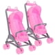 thumbnail image 4 of 2pcs Mini Baby Carriage Simulation Stroller Toy Play House Stroller Model Plastic Baby Stroller Toy, 4 of 4
