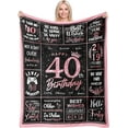 thumbnail image 1 of LHSHID 70th Birthday Gifts for Women Blanket Funny 70th Birthday Decoration for Women Birthday Gifts for 70th Women Best 70th Birthday Gift Ideas for Women Happy Birthday Gifts 40"x50", 1 of 6