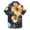 Multicolour, variant on Men's Hawaiian Shirts Floral Print Short Sleeve Lapel Button Up Shirt for Men