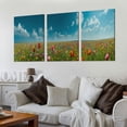 thumbnail image 2 of GOSMITH Bedroom Living Room Home Decor Art Wall Decoration Oil Painting 12x16in x3 Flower Sea, Flower Field 12x16x3pcs, 2 of 4