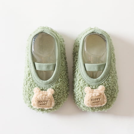 

Boys And Girls Cute Warm Toddler Shoes Indoor Floor Socks Non Slip Fashion Toddler Shoes Breathable Cartoon Warm Toddler Shoes