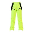 thumbnail image 2 of Delayuji Womens Thermal Underwear Insulated Bib Overalls Solid Color Suspenders Trousers Thermal Underwear for Women Green M, 2 of 8