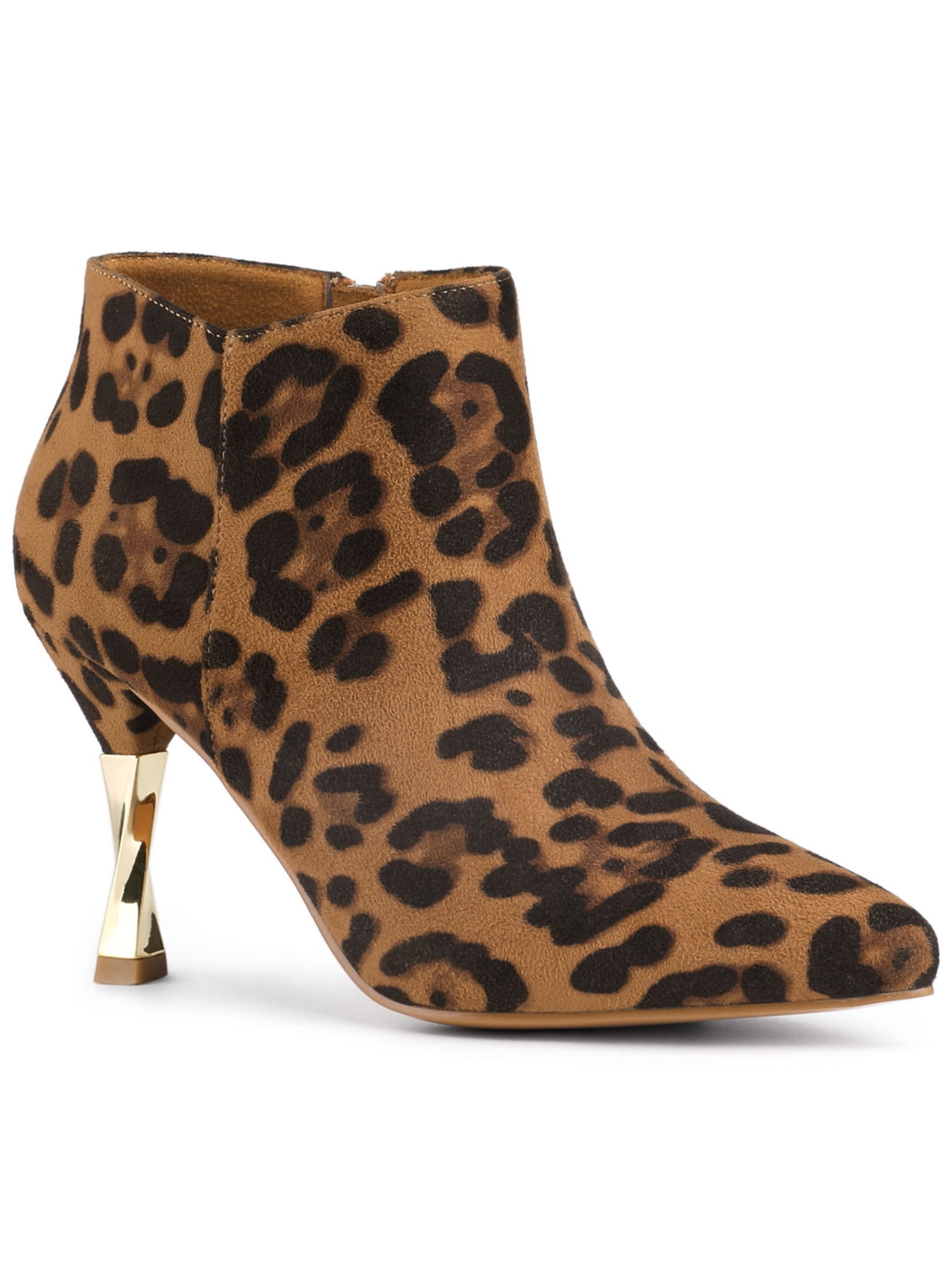 pointed high heel ankle boots