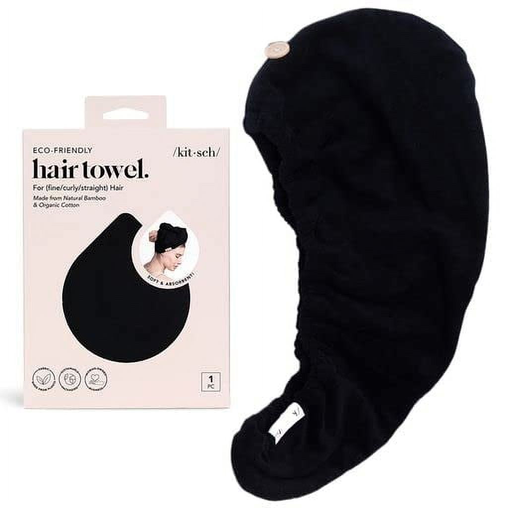 Kitsch Super Absorbent Microfiber Hair Towel Wrap, 1 Count