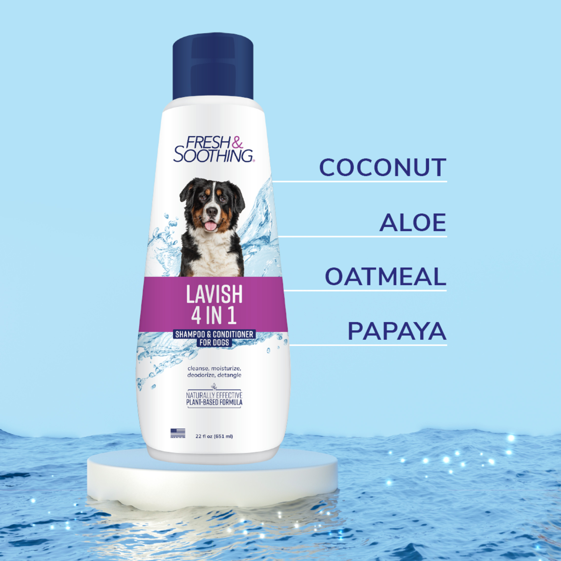 Naturel Promise Fresh & Soothing 4-in-1 Dog Shampoo, 22 fl oz photo 5