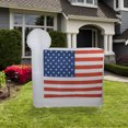 thumbnail image 2 of Northlight Lighted Inflatable Patriotic American Flag Outdoor Decoration - 5', 2 of 5