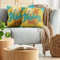 thumbnail image 5 of Ambesonne Saying Throw Pillow Cover 2 Pack, Is It Friday Yet Grungy, 24", Earth Yellow Sky Blue, 5 of 5