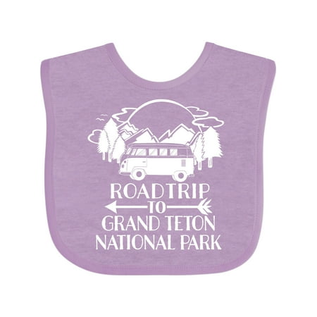 

Inktastic Road Trip to Grand Teton National Park Gift Baby Boy or Baby Girl Bib