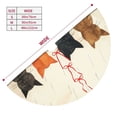 thumbnail image 3 of Lsque Four Cats Watching Rain Print Christmas Tree Skirt, Tree Skirt with Ties or Velcro, Perfect for Holiday Decorations, Halloween, and New Year-48", 3 of 7