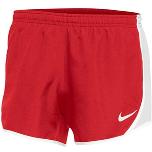 Nike 836317-658: Girl's Dry Tempo Red/White Running Shorts
