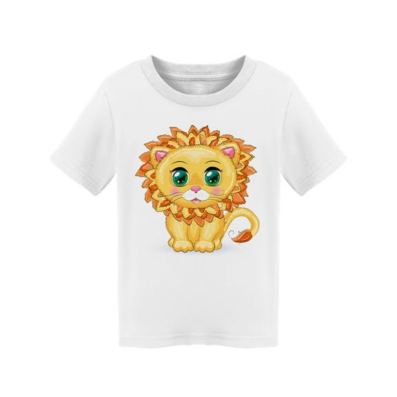 Cute Lion With Big Eyes T-Shirt Toddler -Image by Shutterstock, 2 Toddler
