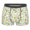 thumbnail image 5 of Uemuo Lavender Flowers Pattern Men's Boxer Briefs,Trunk Anti-Chafing,Comfortable, Durable, and Stylish Underwear-, 5 of 9