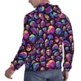 thumbnail image 6 of Sikiie Skull rainbow star mushroom Men's Hoodie, Essentials Hoodie, Sweatshirt, Pullover Hooded Sweatshirt for Men-X-Large, 6 of 7