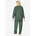 thumbnail image 2 of Woman Within Plus Size Fleece Sweatshirt Set, 2 of 5