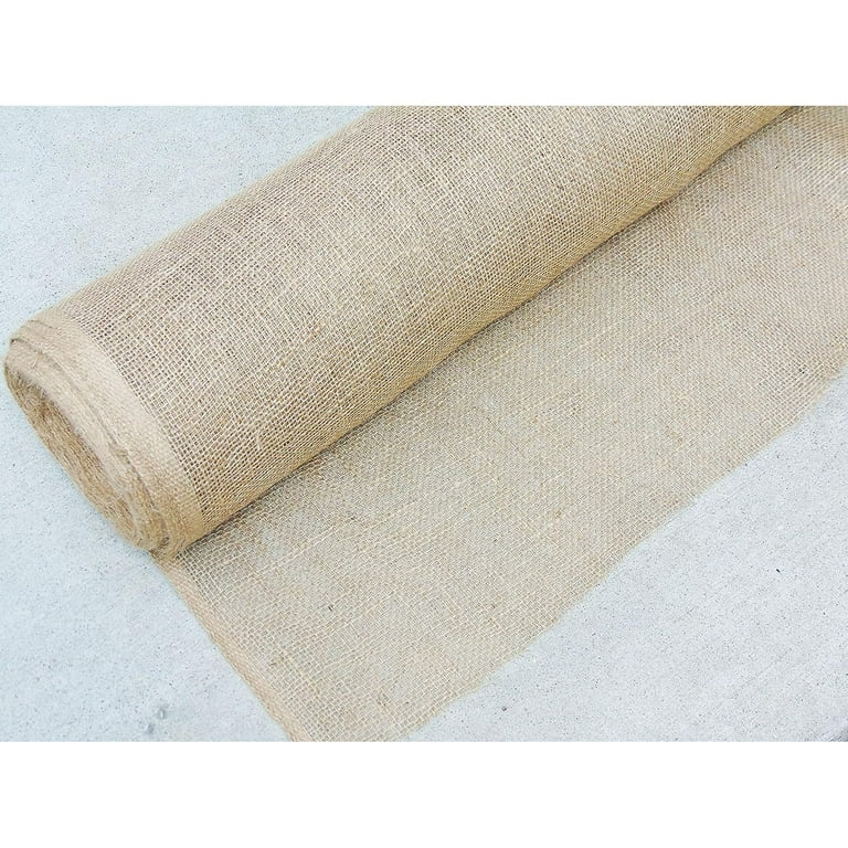 Burlap Fabric roll | 40 Wide x 75 feet long-roll |Great for Garden raised  bed liners,Edging,Erosion control,Weed Barrier, Aisle runner plant cover