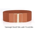 thumbnail image 3 of Maoww Ceinture de Mode Élastique Style Simple Universelle avec Boucles Ornements Multicolores Ceintures pour Femmes Robes Rouge Beige Clair, 3 of 6