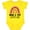 Yellow, variant on Inktastic Mimi and Pop Love Me Girls Granddaughter Rainbow Girls Baby Bodysuit
