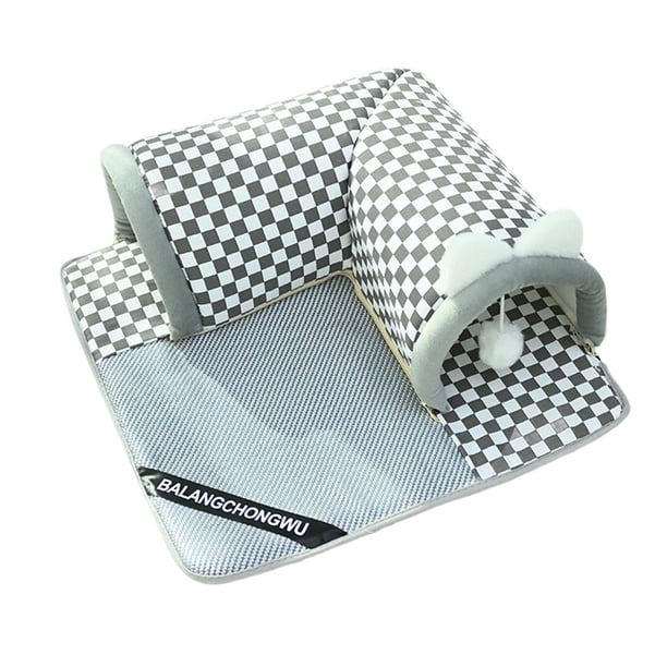 Cama túnel para Gato creativa, juguete interactivo, parque infantil lavable duradero, centro de juegos, entrenamiento de gatitos para hámster de Pequeño