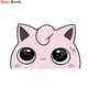 thumbnail image 4 of MEW IN LOVE PEEKER Pegatinas de pared para habitación de niños, decoración de habitación de bebé, calcomanías de pared, estilo acuarela, decoración del hogar, pegatina para coche, 4 of 5