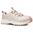thumbnail image 2 of Shoes for Crews Heather II, Women's Nano Composite Toe (NCT) Work Shoes, Slip Resistant, Water Resistant, Pink, 2 of 6