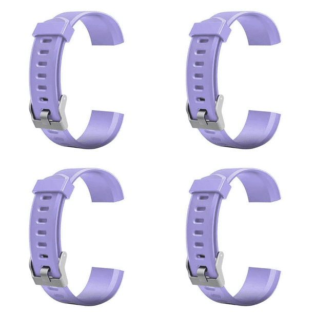 Correa Muñeca Silicona para Reloj ID115Plus HR () Repuesto 20 Mm Color Morado