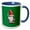 Blue/White, variant on 3drose, Norwegian Nisse Gnome Gonk Holding a Glass of Egg Nog, 15oz Mug