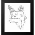 thumbnail image 2 of De Lauzun, Marion 12x13 Black Modern Framed Museum Art Print Titled - French Fox, 2 of 5