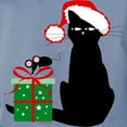 thumbnail image 3 of CafePress - Santa Cat & Mouse - Womens Comfort Colors® Shirt, 3 of 4