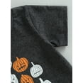 thumbnail image 6 of Wassery Baby Boys Halloween Outfit Pumpkin Print Short Sleeve T-Shirt and Elastic Pants Set 6M 12M 18M 24M 3T Toddler Summer Clothes Set 2PCS, 6 of 8