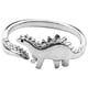thumbnail image 5 of Lindo Anillo Ajustablebest Anillo de Plata Dinosaurio de Plata Giftdai Anillo Banda lindo Anillos, 5 of 8