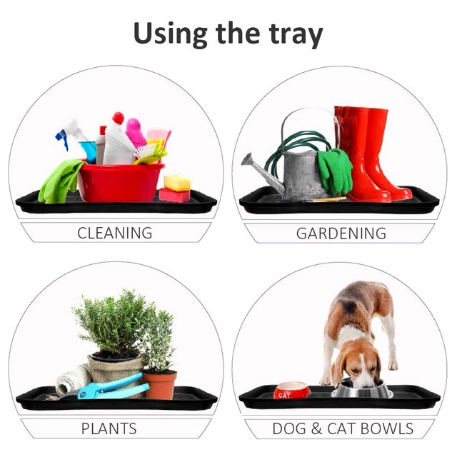 Plato Para Zapatos De Jardín, 3 Uds., Bandeja Lavable Para Botas, Plato Para Zapatos De Jardín, Bandeja Multifuncional Para Plantas, Herramientas Para Mascotas ANGGREK Boot Tray
